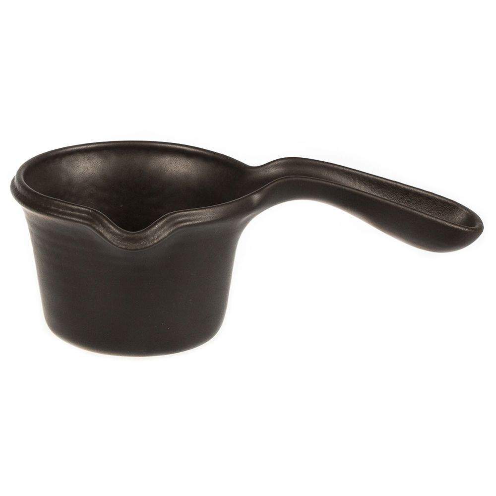 P.L. Proff Cuisine Black Raw Steller Соусник 81223142 с ручкой 130мл 7х5см (60/6)