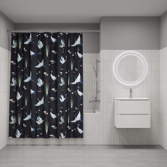 Штора д/ванной IDDIS 200*180см  полиэст. BP01P18i11