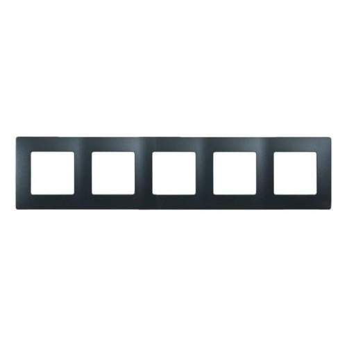 Рамка Etika 5-м антрацит  672585