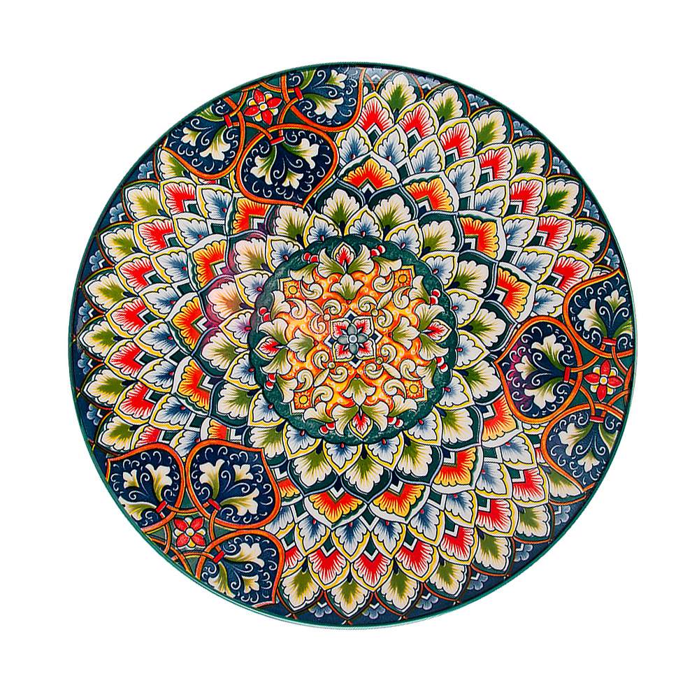 NOUVELLE HOME Arabesque зеленый Тарелка 0860211 21,5х2см