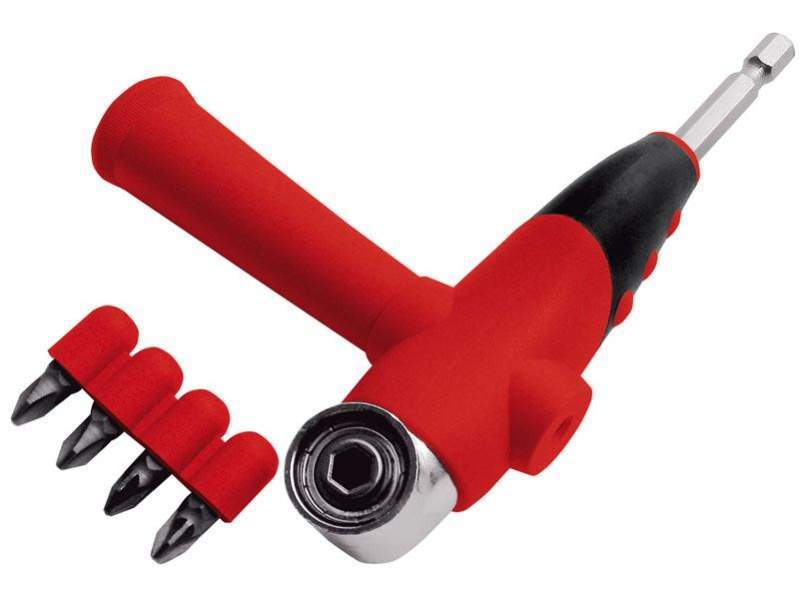 Насадка угловая для бит 1/4"  угол наклона 105 град. 37853