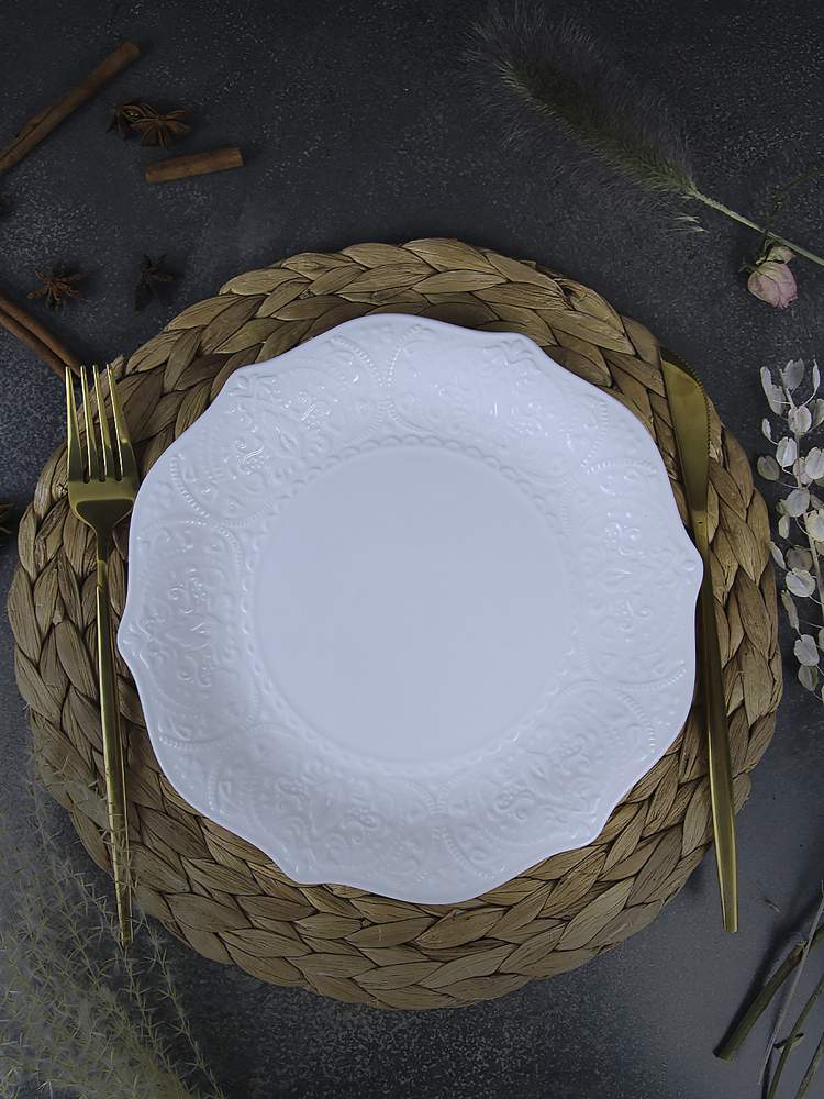 РОЯЛ Ажур Тарелка десертная 21см 601-MH2982-1