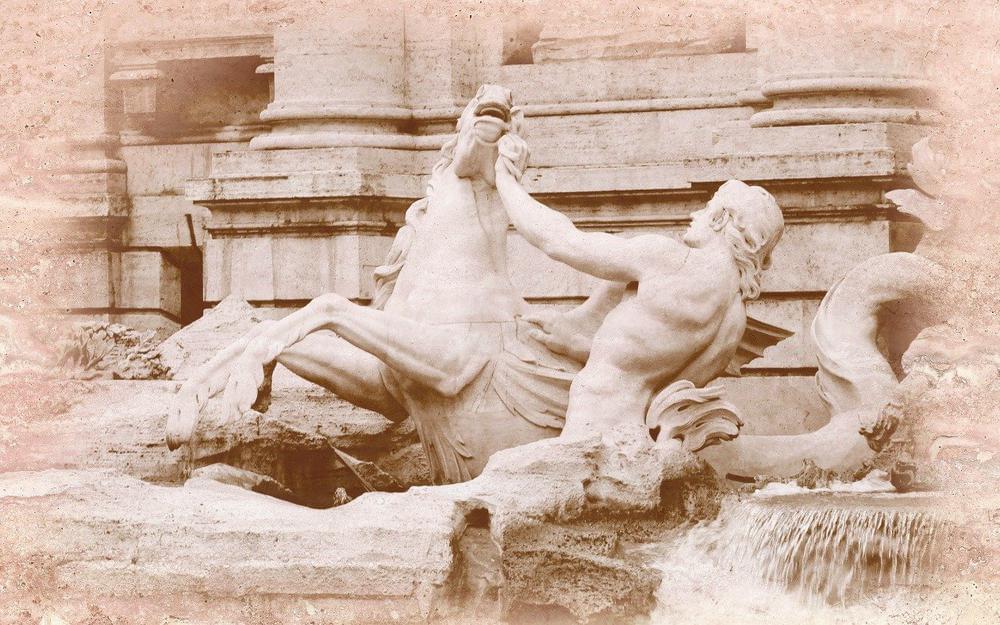 Travertin Fontana di Trevi №2 250х400 Декор