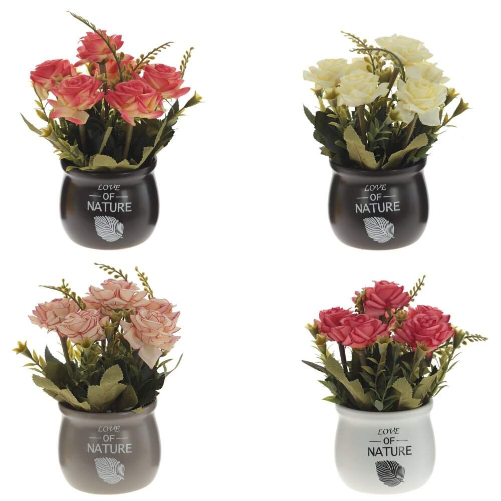 REMECO COLLECTION Композиция цветочная 758036 L17 W17 H20см