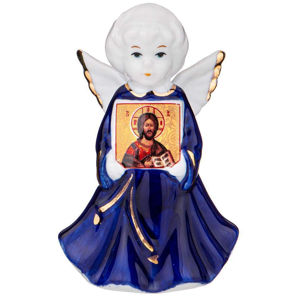 LEFARD Статуэтка 149-654 Ангелочек 10см Blau Weiss