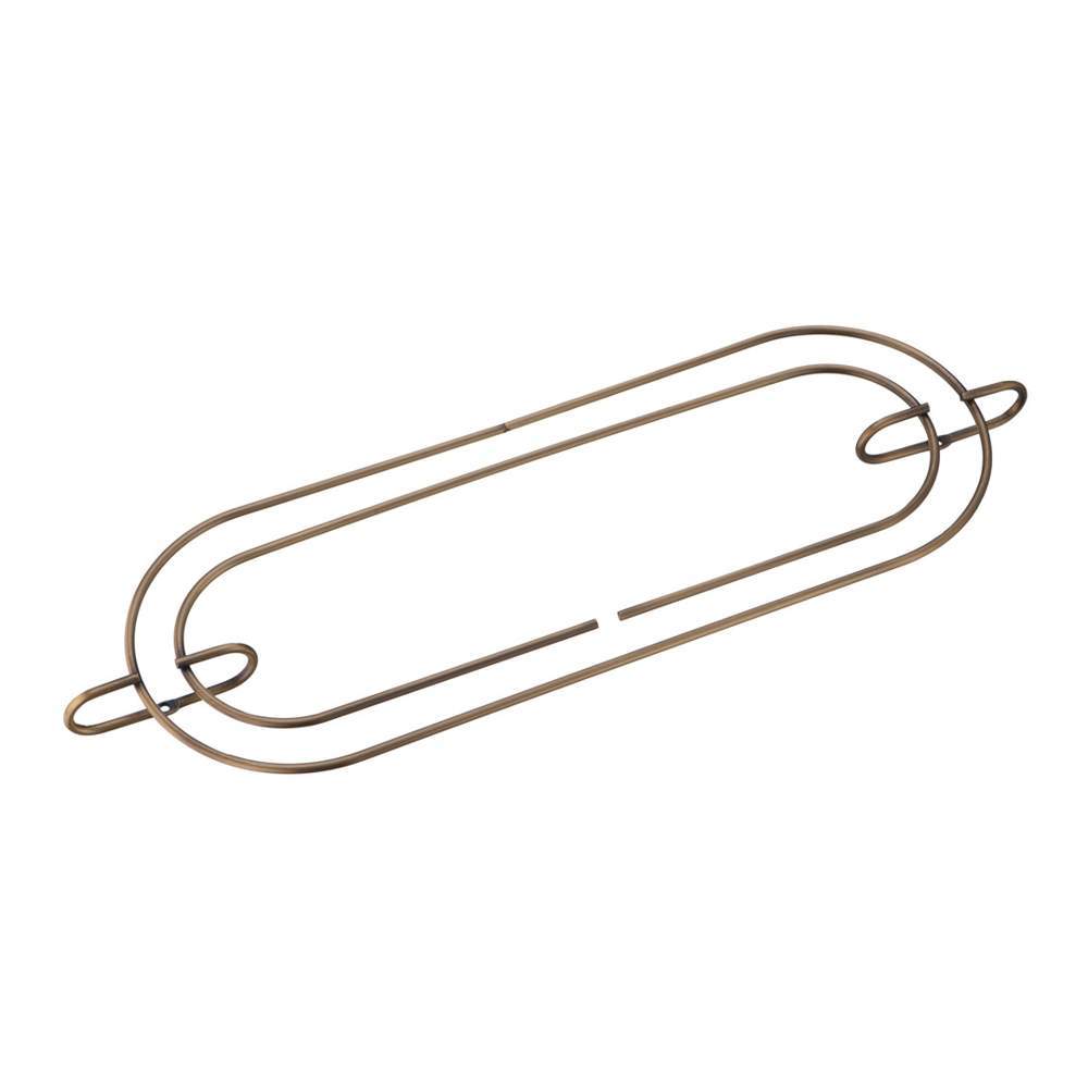 Держатель бокалов  MX-053 АВ овальный  490мм  ант.бронза