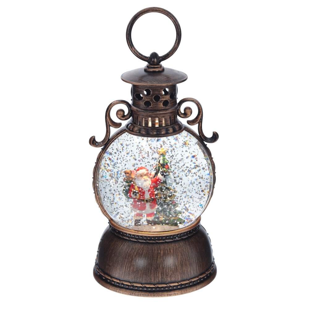 REMECO COLLECTION Фигурка 796151 Шар водяной Фонарь (подсветка,музыка,вьюга,3хААА) 11х11х24см