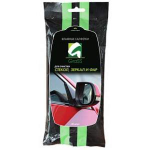 Салфетка влажная д/стекол, зеркал и фар GraSS IT-0313