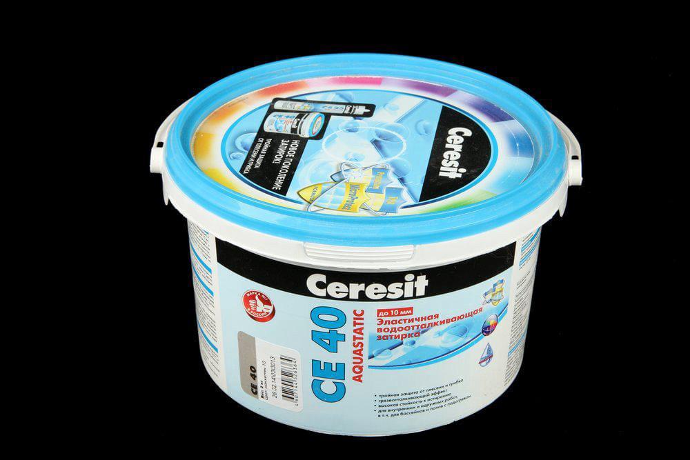 Затирка Ceresit CE A 40 эл. вод. пр/гриб. 2кг манхеттен