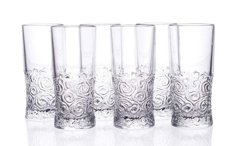RCR Sound Soul Набор стаканов 350мл д/воды 6шт 81262021/41389 эко-хрусталь (Luxion)