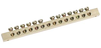 Шина ИЭК нулевая  PE 8x12мм 14/2  YNN21-14-100