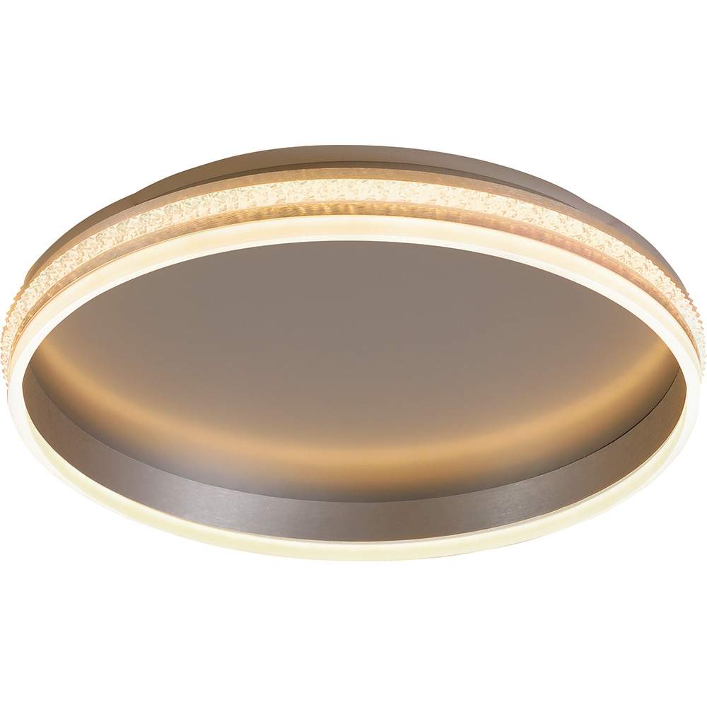 AL5880 80W Max 4800Lum 3000K-6500К IP20 серебро Светильник светодиод  SHINNING RING 41695