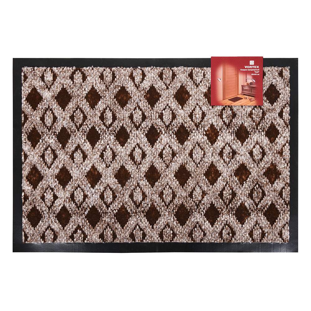 Коврик влаговпитывающий   40х60  Hall  в ассорт.