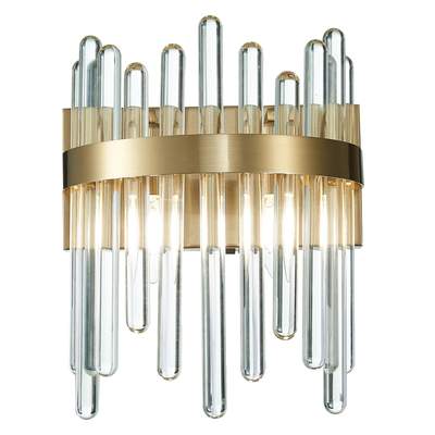 Бра SL1167.301.02 ST-Luce Латунь/Латунь, Прозрачный E14 2*40W