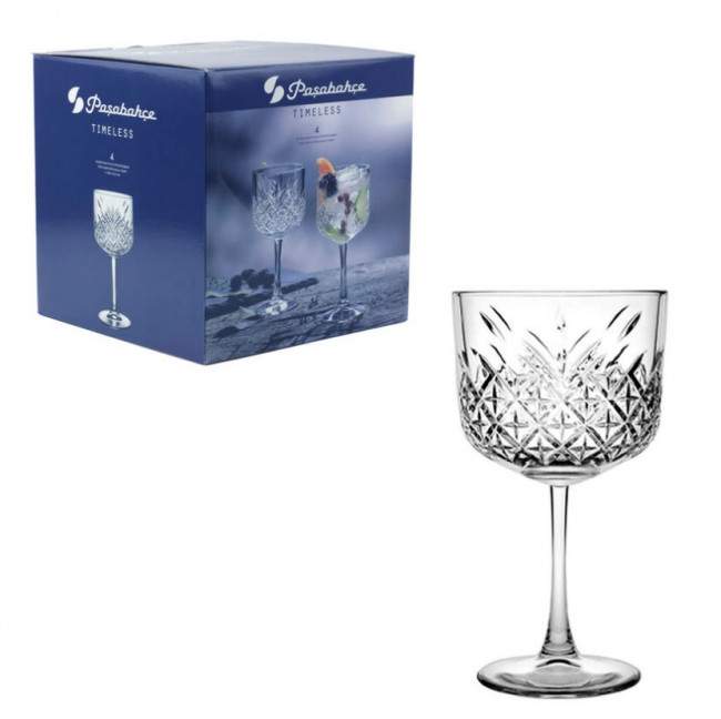 PASABAHCE Таймлесс 440237 Набор бокалов 500мл д/вина 4шт