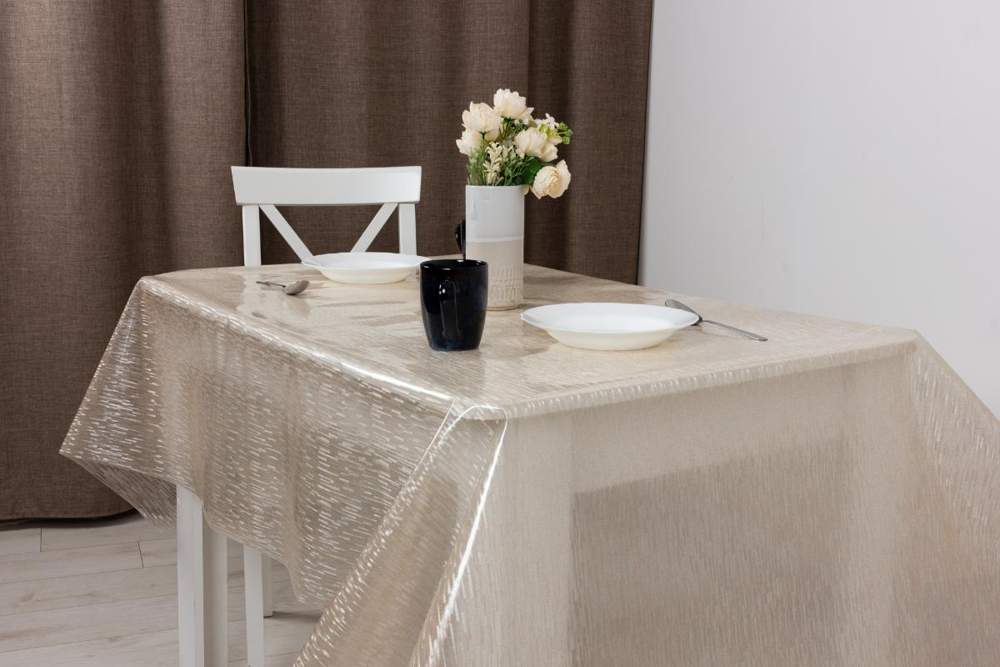 Клеенка ПВХ без основы Блеск Летний дождь 137см Dasch TC377-L002 /13353