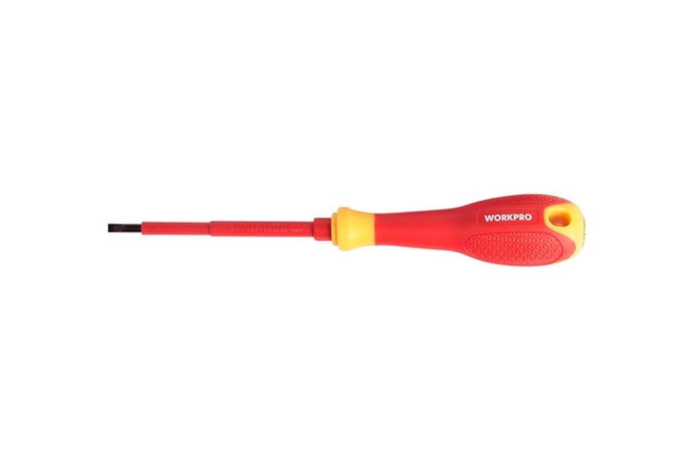 Отвертка шлиц.изолир. WORKPRO 0,4х2,5х75мм  WP341001