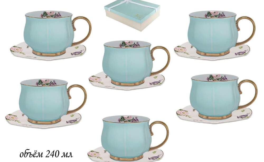 LENARDI Набор чайный 133-206 12пр/6перс 240мл