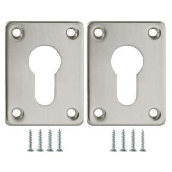 Декоративная накладка ESC083-SN-3 Мат.никель на цилиндр сталь (2шт)