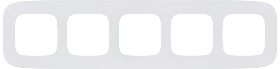 Рамка VALENA ALLURE  Белая  5-ая  754305