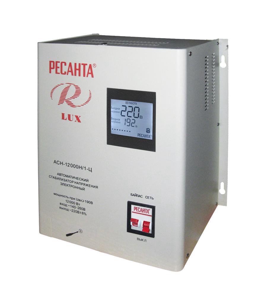 Стабилизатор АСН-12000Н/1-Ц  Ресанта Люкс