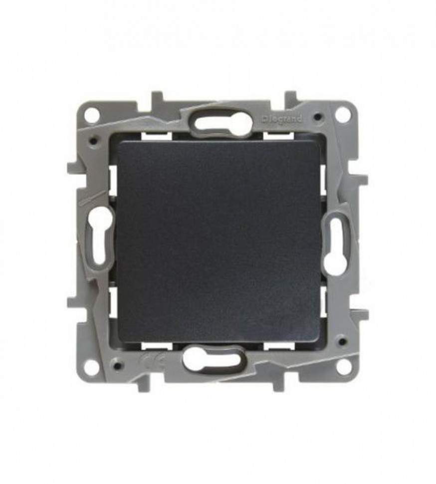 Переключатель Etika 10А антрацит  672611