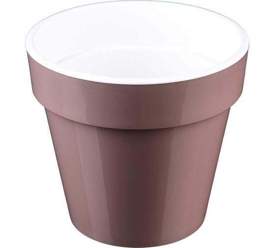 Горшок  Порто  1л со вставкой  мокко  Д1358