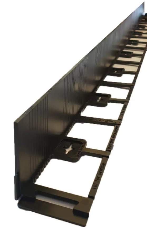 Пластиковый бордюр FlexCurb черный 1500х60мм