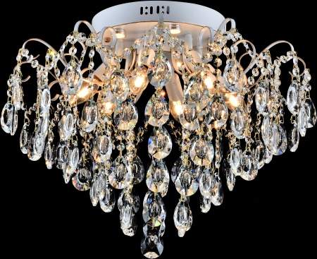 XE4047/6 WH+GOLD PN+LED Люстра ЯрКо (4047/6+6)