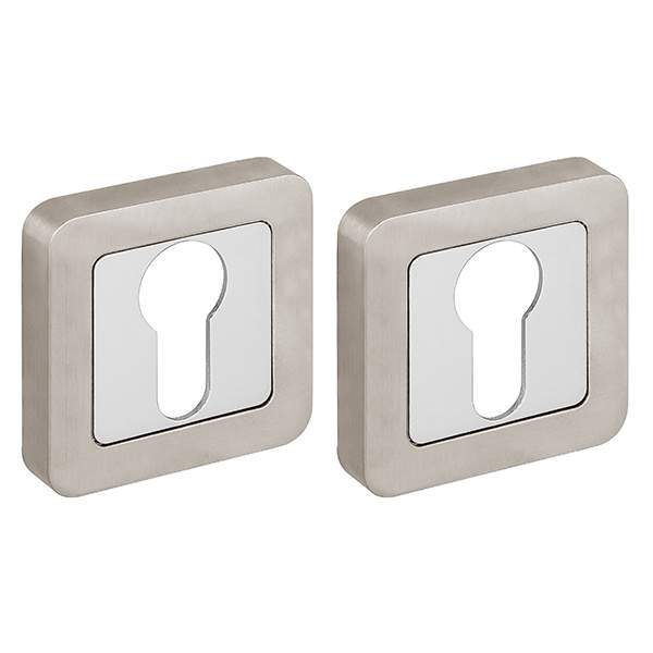 Накладка под цилиндр ET XM CN/CP-3  мат.никель/хром