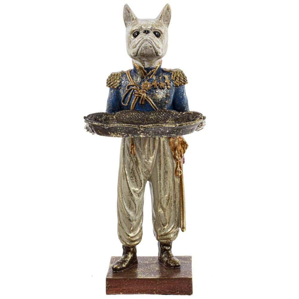 REMECO COLLECTION Фигурка 808895 Собака с блюдом 15х15х36см 
