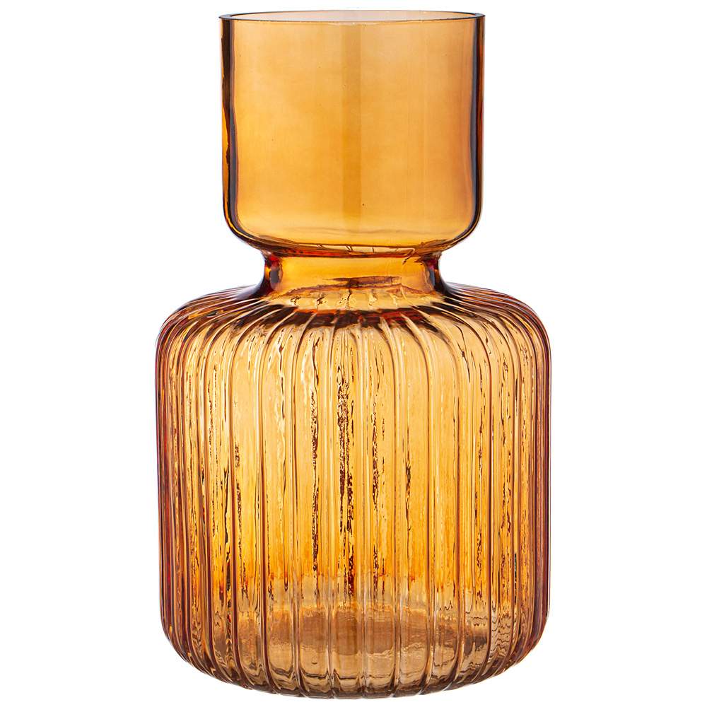 LEFARD Ваза 182-1041 Amelie Amber 16х16х27см