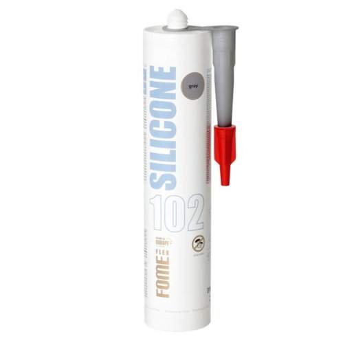 Герметик силиконовый  Fome FLEX Sanitary 102 серый  310мл