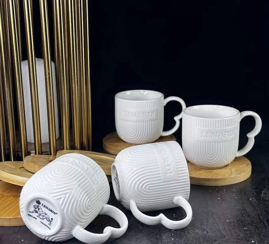 LENARDI Набор кофейный 140-053 12пр/6перс 180мл Bamboo