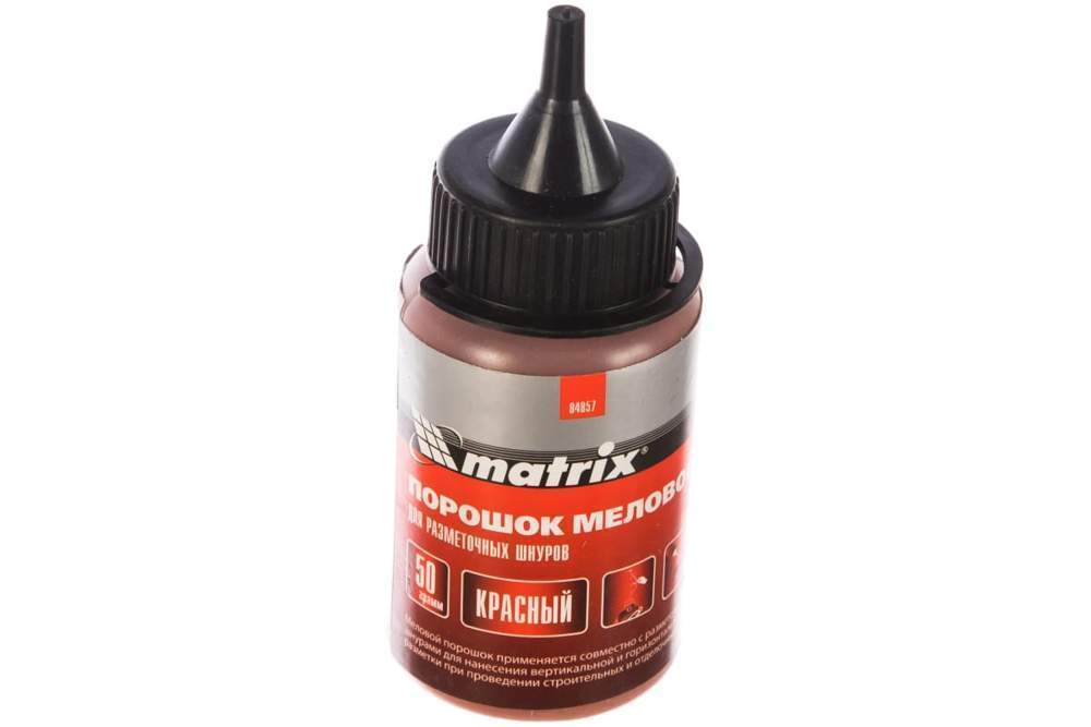 Порошок меловой Matrix ** красный  50г д/разм.шнуров 84857