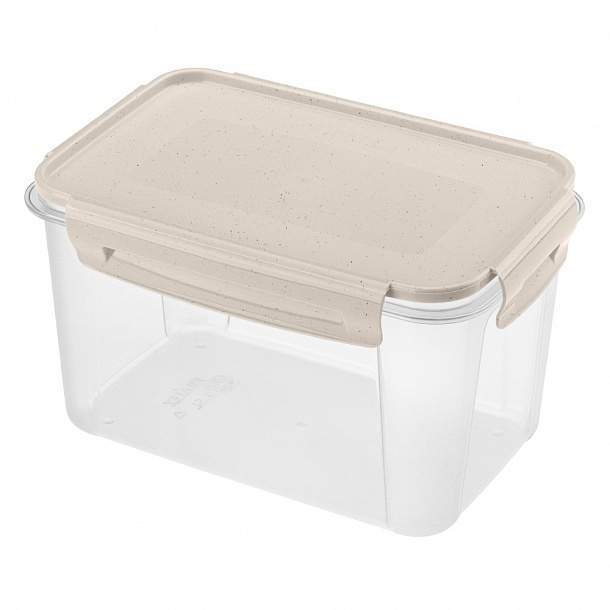 БЫТПЛАСТ Контейнер 437110835 Filalex Lock&Ok д/СВЧ 1500мл 186x122x105мм бежевый флэк 