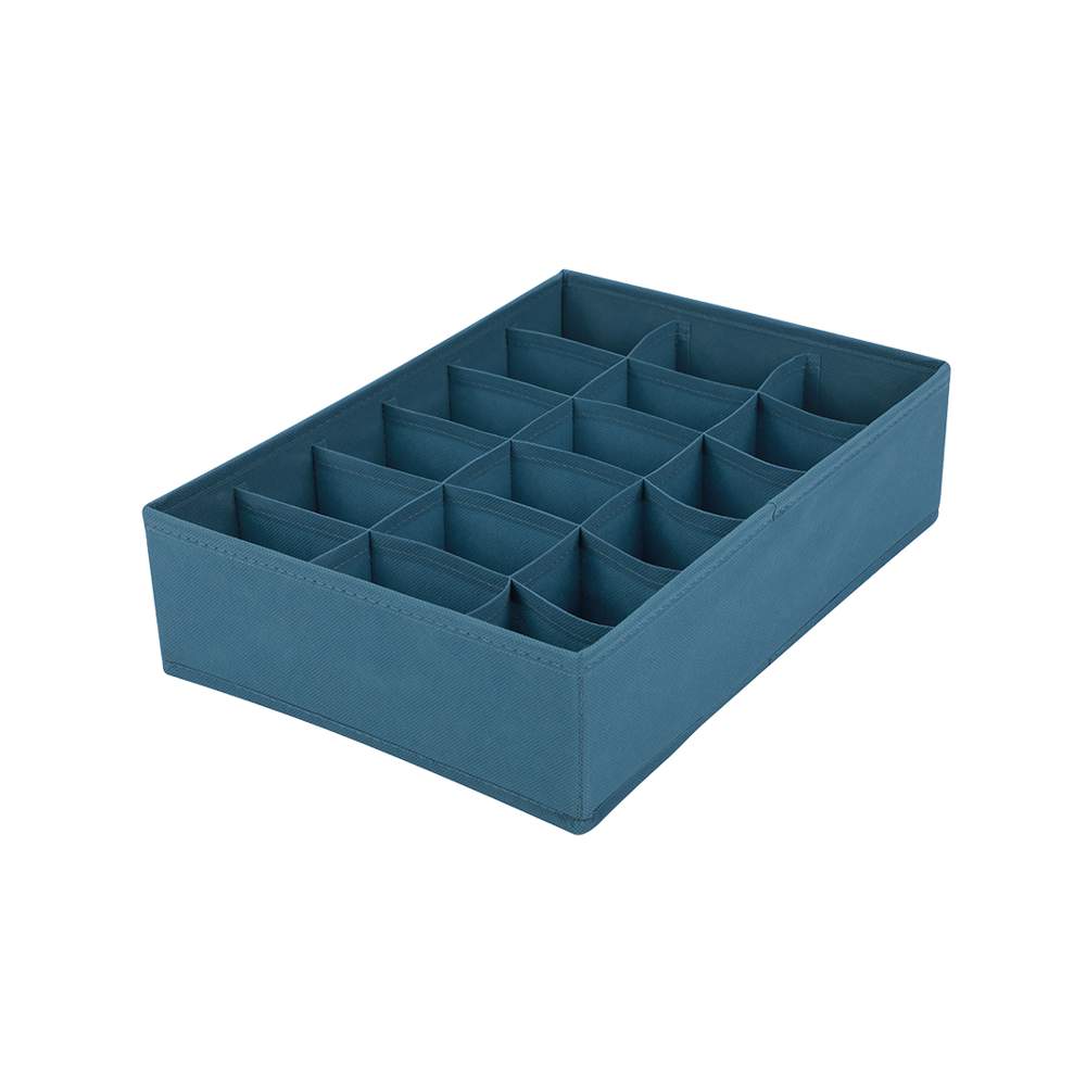 Короб Yik-01 д/хранения Аквамарин 18 секц. Д340 Ш240 В90 синий