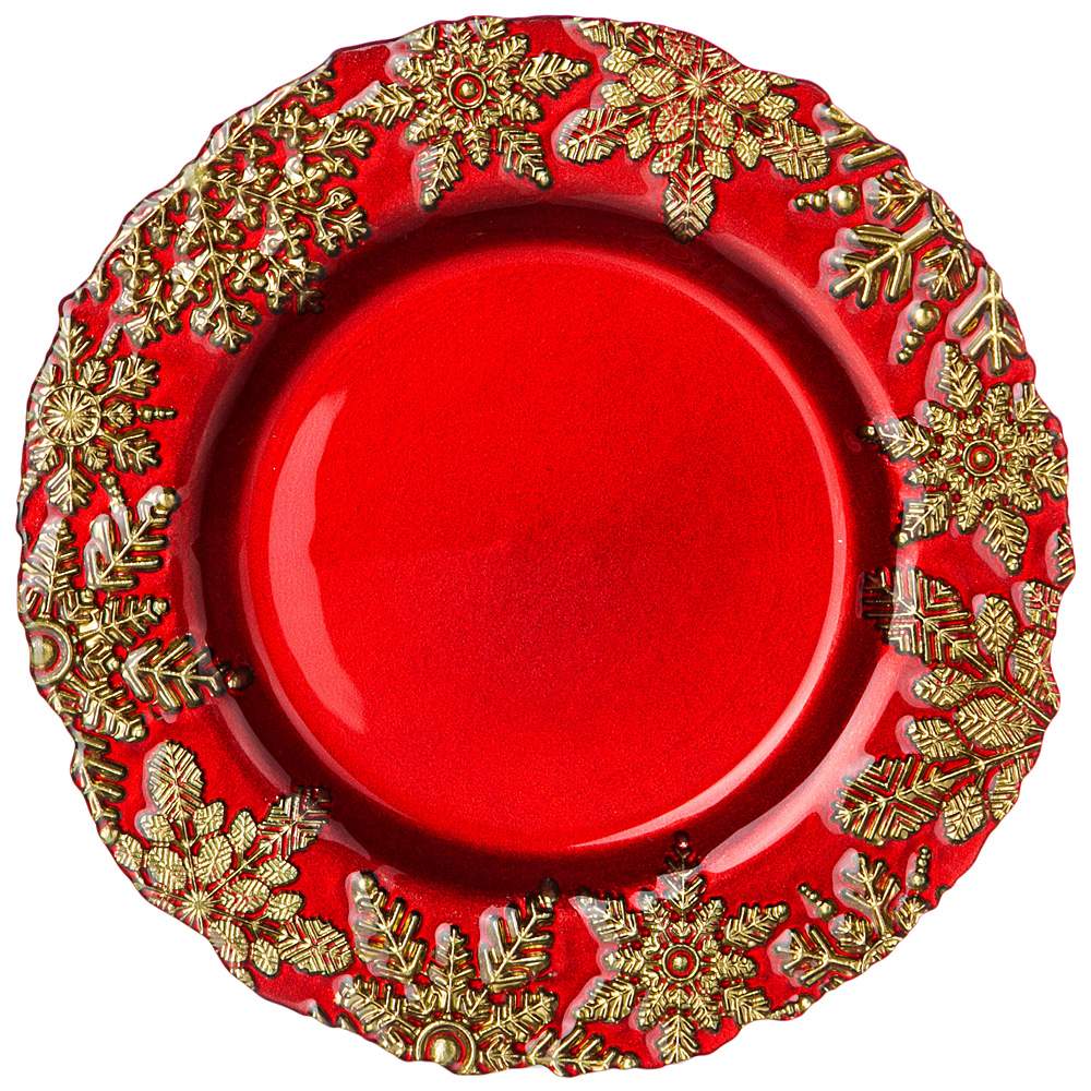 BRONCO Celebration Red Тарелка 336-167 десертная d22см 