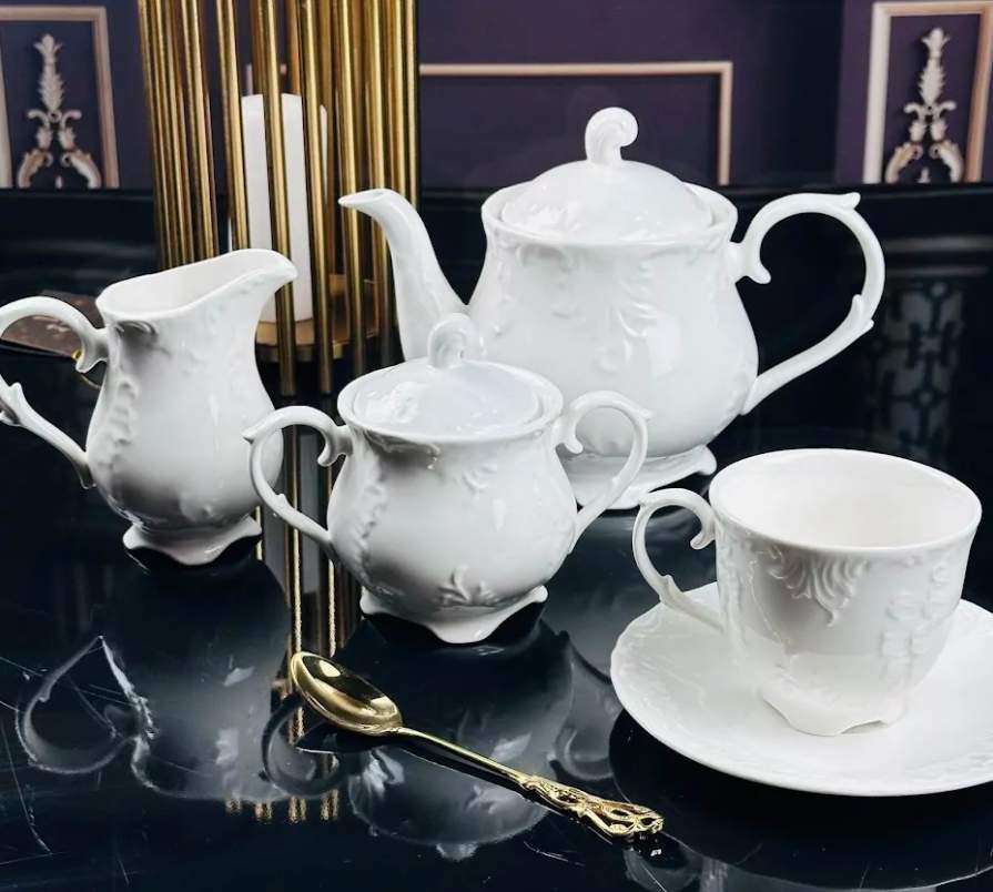 LENARDI Аврора Сервиз чайный 305-049 15пр/6перс 280мл 