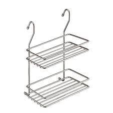 Полка  Хром  MX-066  2х-ярусная  малая  200х110х280мм