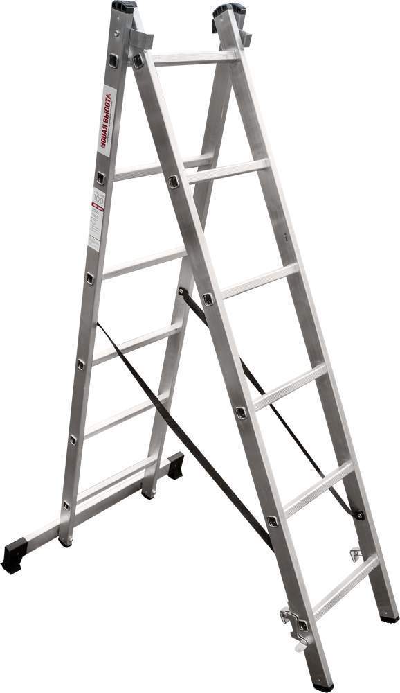 Лестница двухсекционная  Новая высота NV1220 2x6 1220206 266см