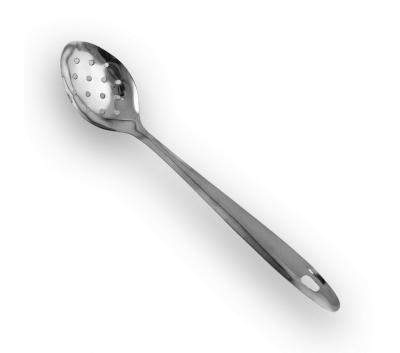 КАТУНЬ Юнона Ложка 0044 для снятия пены 25см нержавеющая сталь