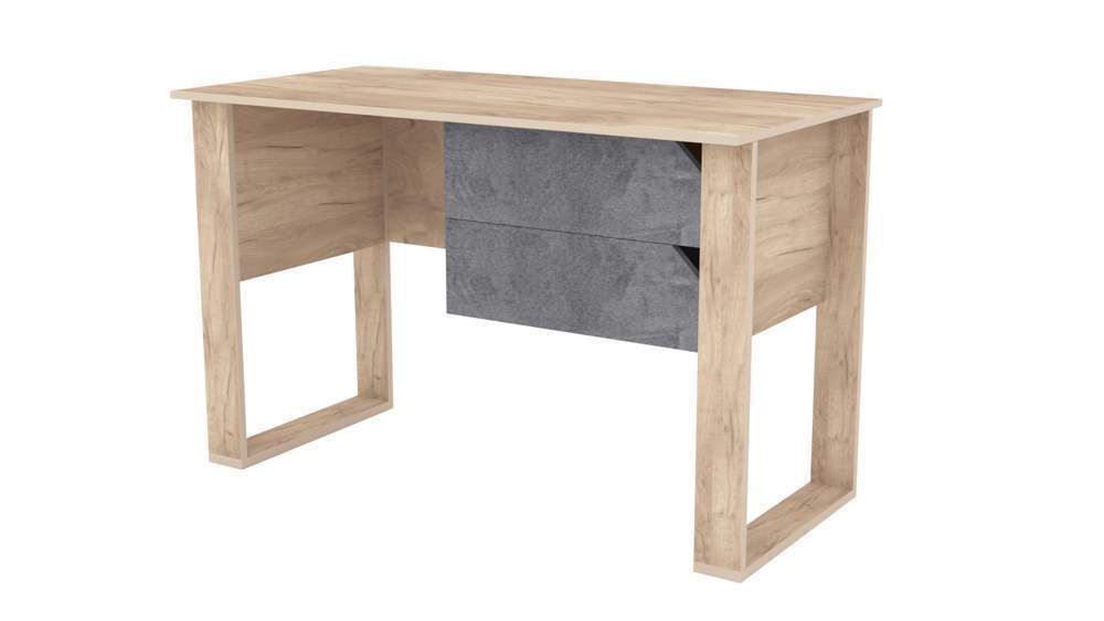 Стол письменный СП-3 ЛДСП  Дуб Ирландский/камень тем. Правый