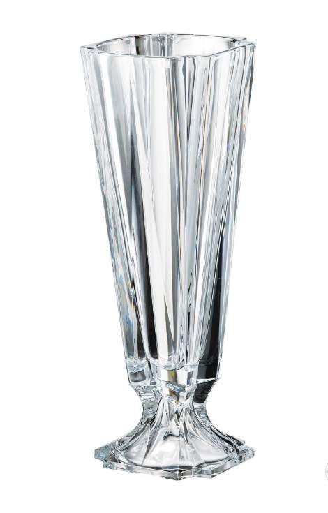 CRYSTALITE BOHEMIA Ваза Metropolitan 43.5см д/цветов на ножке стекло 20576