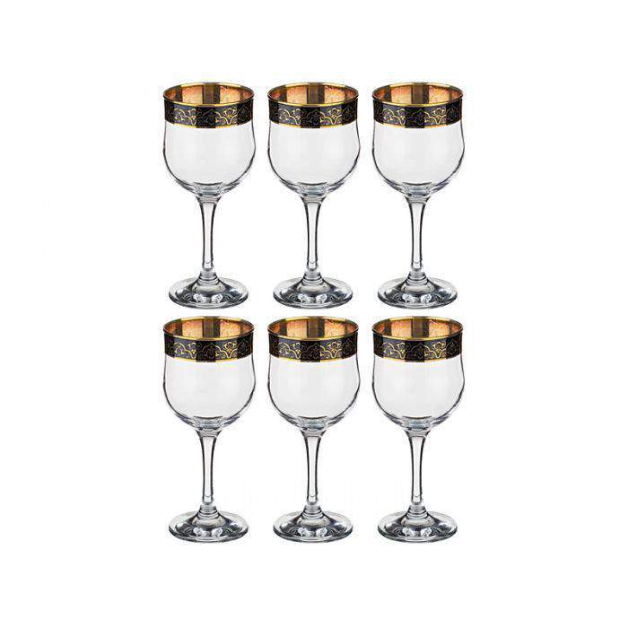 Black&Gold-3 Тулип 44163 Бокал д/вина 240мл   