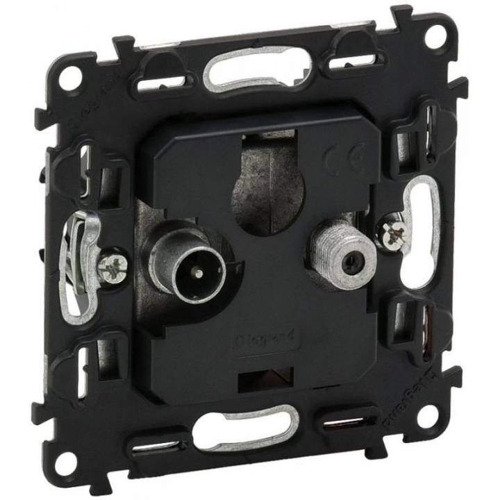 Розетка VALENA Mex IN'MATIC  753057  TV-SAT "звезда"