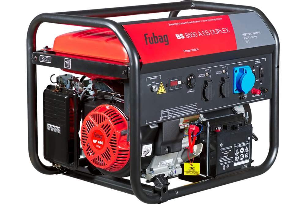 Электростанция бенз. Fubag BS 8500 A ES Duplex 641089