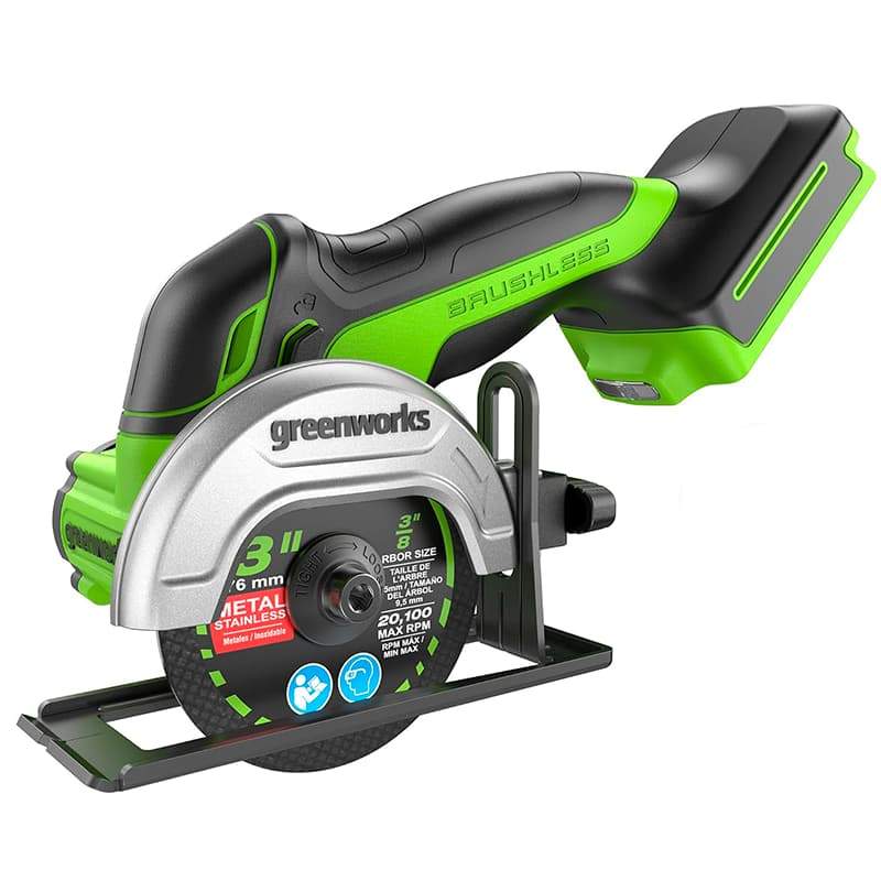 УШМ  Greenworks GD24UCS 24 V без акк и з/у 3402007