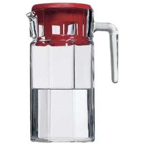 PASABAHCE Кувшин 43414R Кошем 1235мл с красной крышкой (6)