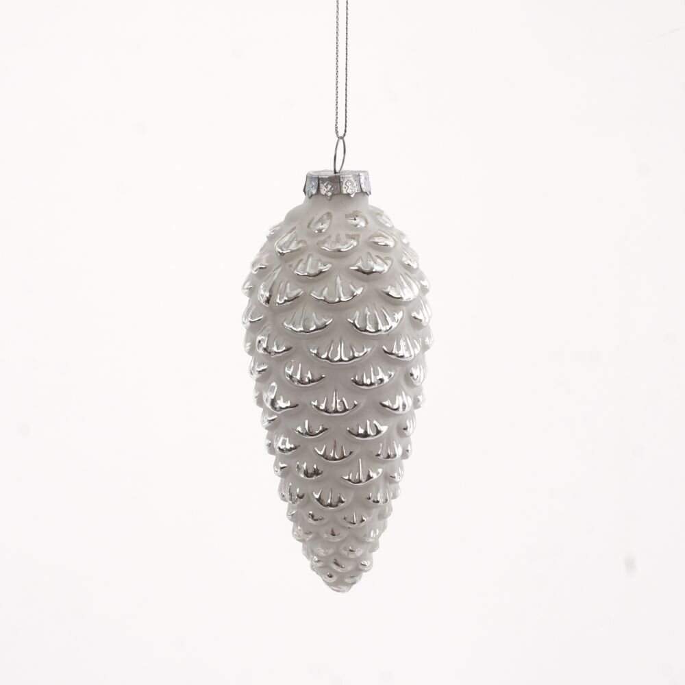 REMECO COLLECTION Игрушка елочная Шишка 809420 стекло 6х6х15см